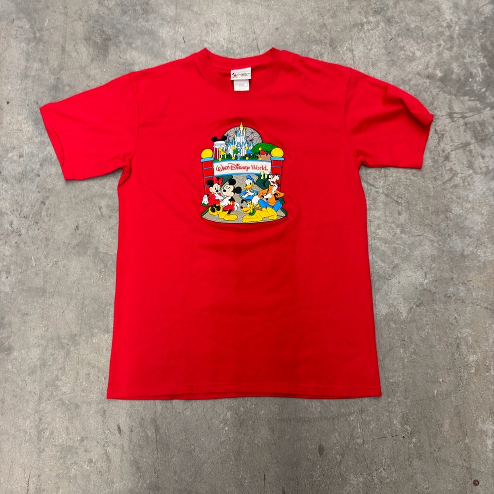 Disney Red Mickey & Friends Short Sleeve Tee